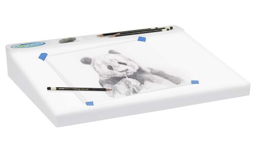 Crafts&Co® Tablette Lumineuse A3, Table Lumineuse Dessin A3 Ultra-mince à  LED Réglable