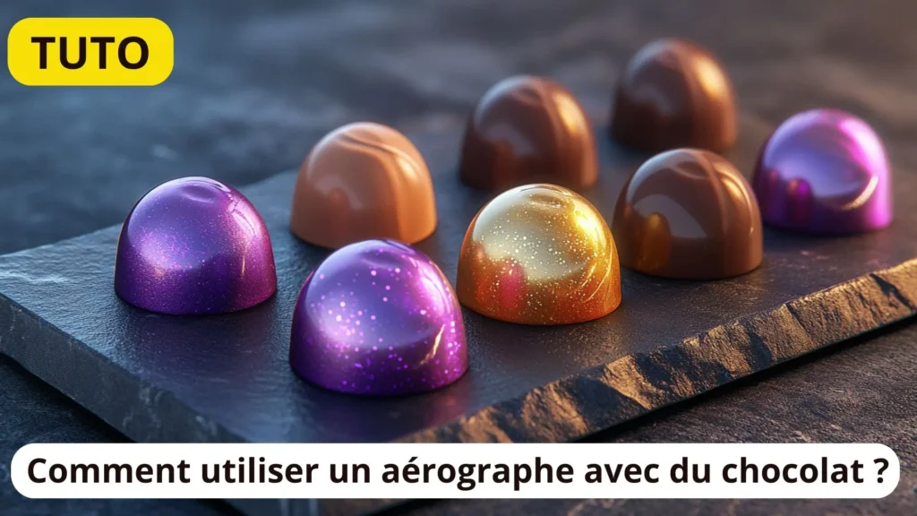 Comment utiliser un aérographe avec du chocolat