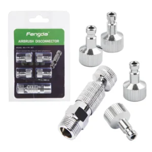 Raccord rapide 1/8 pour aérographe et compresseur