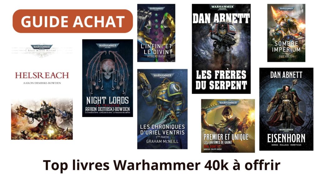 Top livres Warhammer 40k